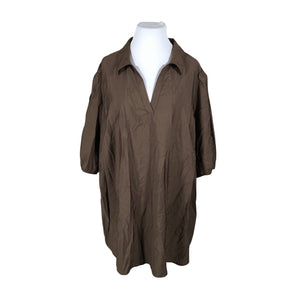 Unisex Zizzi - Tunic, size 54 - Brown (1)