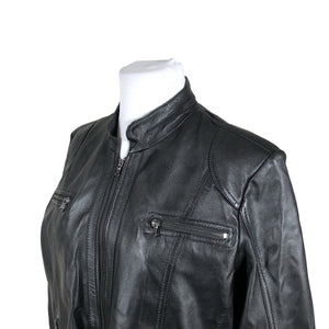 Unisex Aviatrix - Leather jacket, size 50 - Black (3)