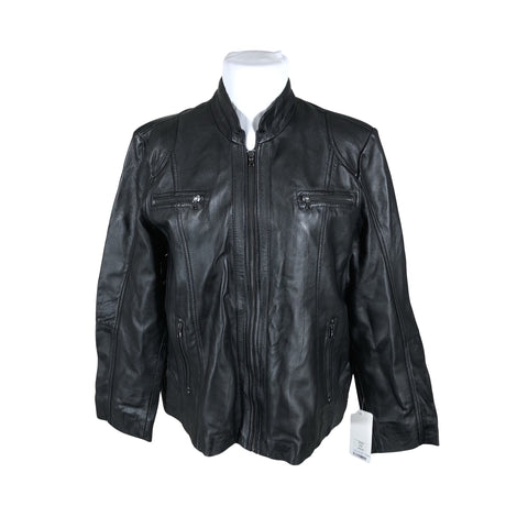Unisex Aviatrix - Leather jacket, size 50 - Black ()
