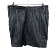 Unisex ZJ denim identity - Leather skirt, size 48 - Black ()