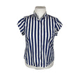 Unisex Newhouse - Short-sleeved blouse, size 42 - Blue ()