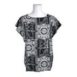 Unisex Trendy Line - Short-sleeved blouse, size 40 - Gray ()