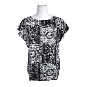 Unisex Trendy Line - Short-sleeved blouse, size 40 - Gray (1)