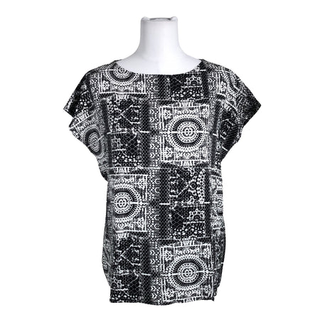 Unisex Trendy Line - Short-sleeved blouse, size 40 - Gray ()