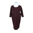 Unisex Saint Tropez - Knit dress, size 44 - Wine red ()