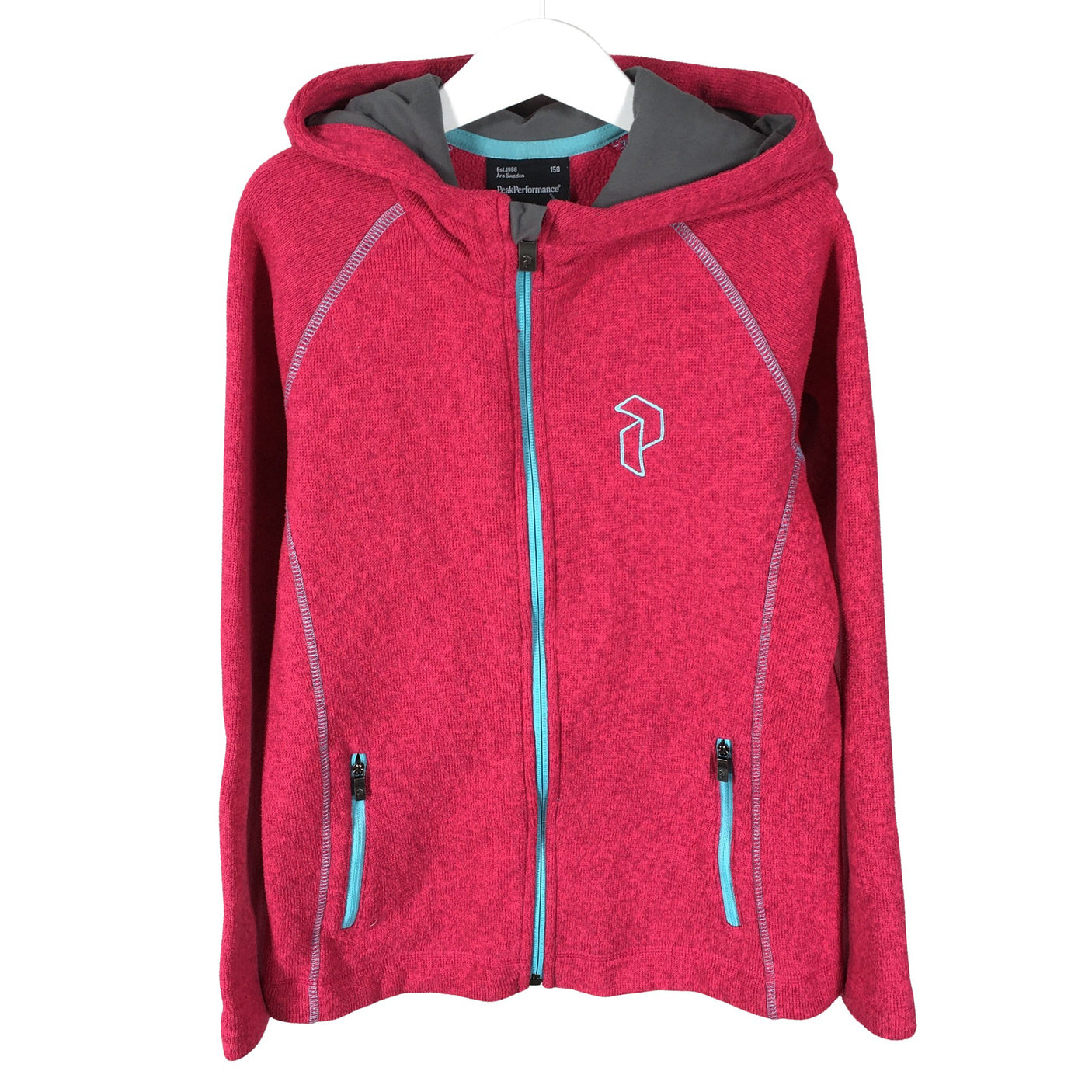 Unisex Peak Performance - Fleece jacket, size 146 - 152 - Pink (1)