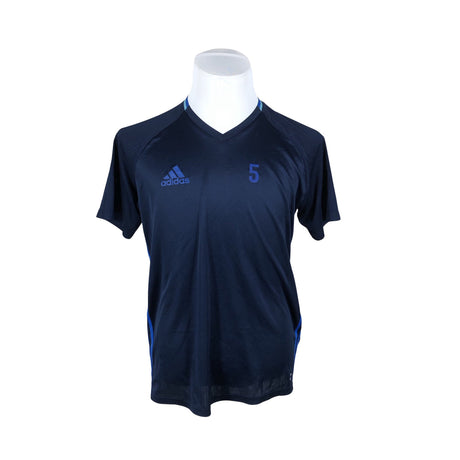 Unisex Adidas - Sports shirt, short sleeve, size L - Blue ()