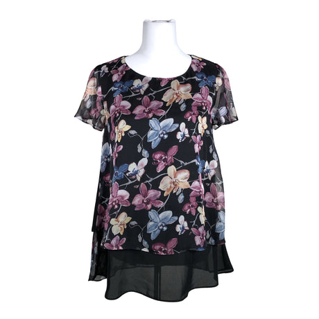 Unisex S.T.I - Sports shirt, short sleeve, size 38 - Black ()