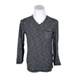 Unisex Tom Tailor - Tricot shirt, size L - Black ()