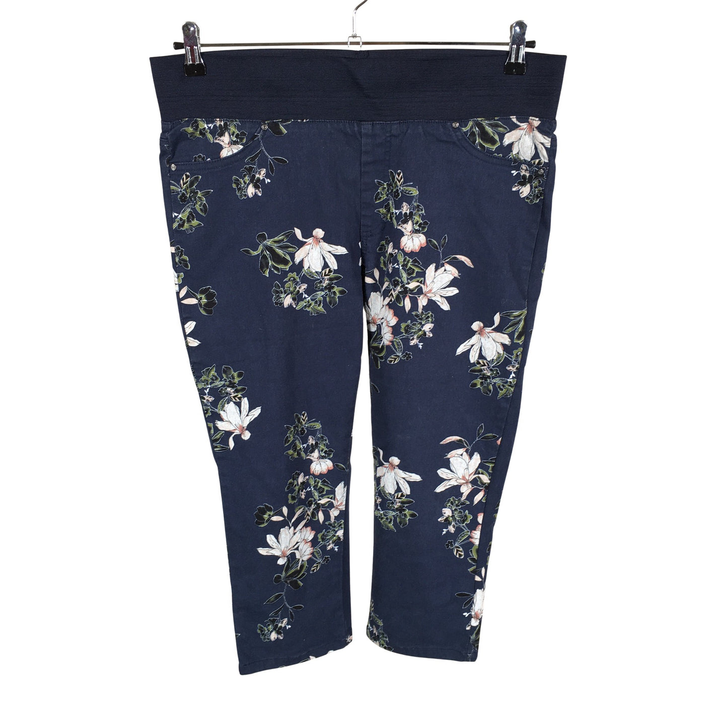 Unisex Free Quent - Capri pants, size 42 - Blue (1)