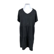 Unisex Ulla Popken - Tricot dress, size 46 - Black ()