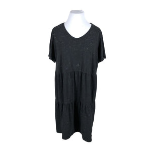 Unisex Ulla Popken - Tricot dress, size 46 - Black (1)