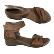 Unisex Khrio - Wedge sandals, size 39 - Brown ()