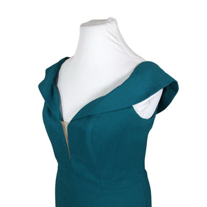 Unisex Morilee by Madeline Gardner - Evening dress, size 44 - Turquoise (3)