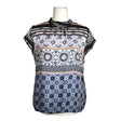 Unisex Comma - Short-sleeved blouse, size 38 - Blue ()