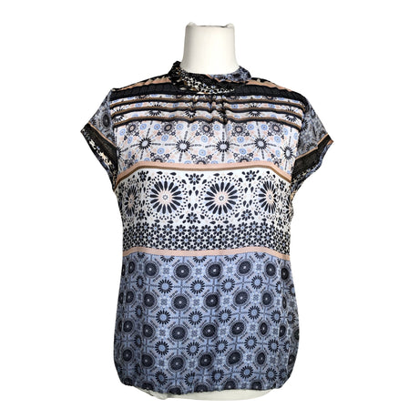 Unisex Comma - Short-sleeved blouse, size 38 - Blue ()