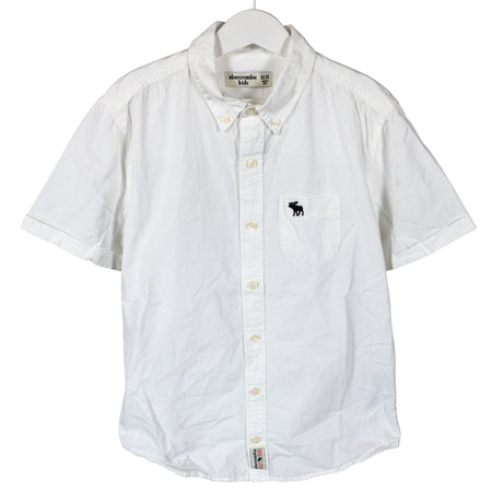 Unisex Abercrombie&Fitch - Collared shirt, size 146 - 152 - White ()