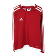 Unisex Adidas - Sports shirt, long sleeve, size 146 - 152 - Red ()