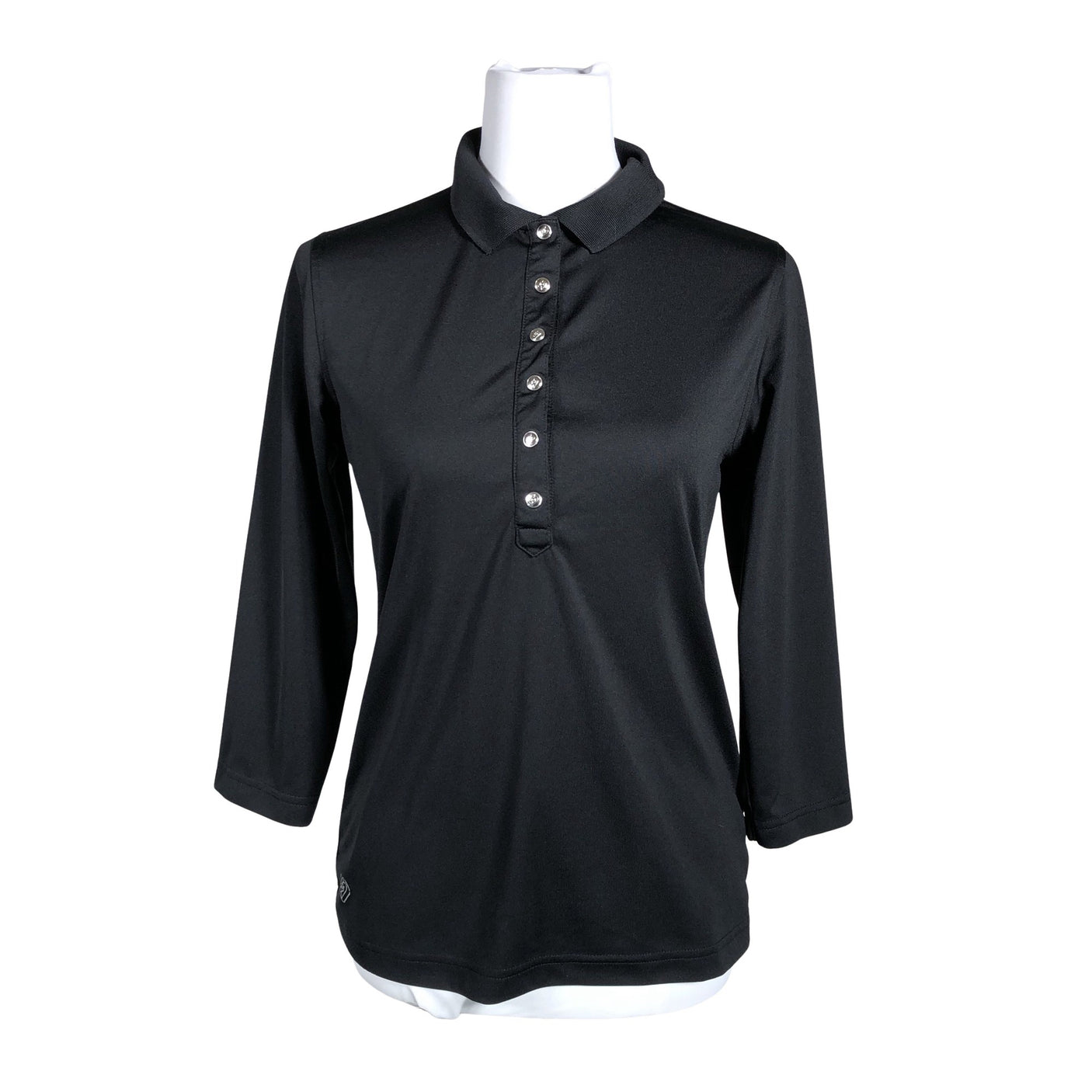 Unisex Daily Sports - Sports shirt, long sleeve, size 38 - Black (1)