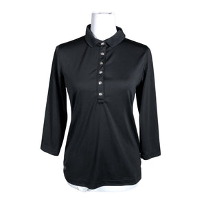 Unisex Daily Sports - Sports shirt, long sleeve, size 38 - Black (1)