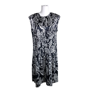 Unisex Punt Roma - Schiffon dress, size 40 - Blue (1)