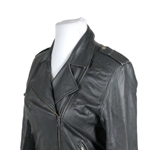 Unisex Friitala - Leather jacket, size 44 - Black (3)