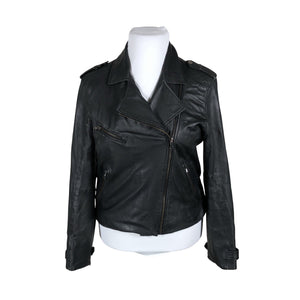 Unisex Friitala - Leather jacket, size 44 - Black (1)
