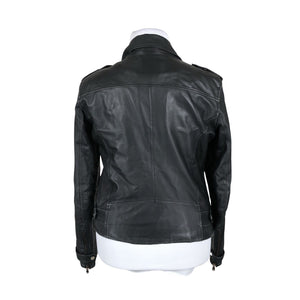 Unisex Friitala - Leather jacket, size 44 - Black (2)