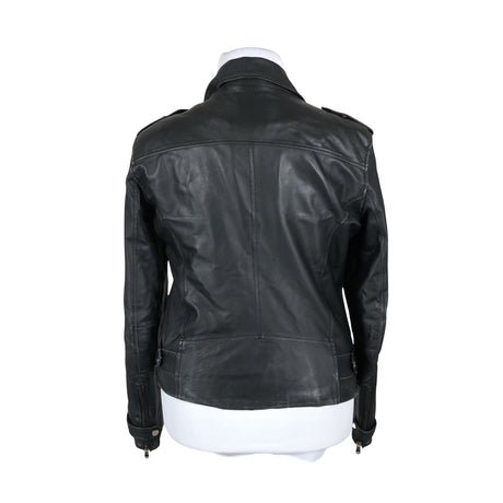 Unisex Friitala - Leather jacket, size 44 - Black (2)