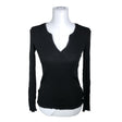 Unisex Arket - Tricot shirt, size 38 - Black ()