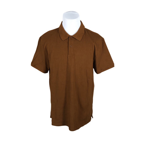 Unisex Construe - Polo shirt, size XXL - Brown ()
