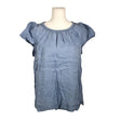 Unisex Part two - Short-sleeved blouse, size 40 - Light blue ()