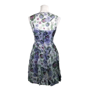 Unisex Versace Collection - Schiffon dress, size 40 - Blue (2)