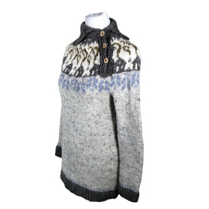 Unisex Handmade - Knit tunic, size 34 - Gray (3)