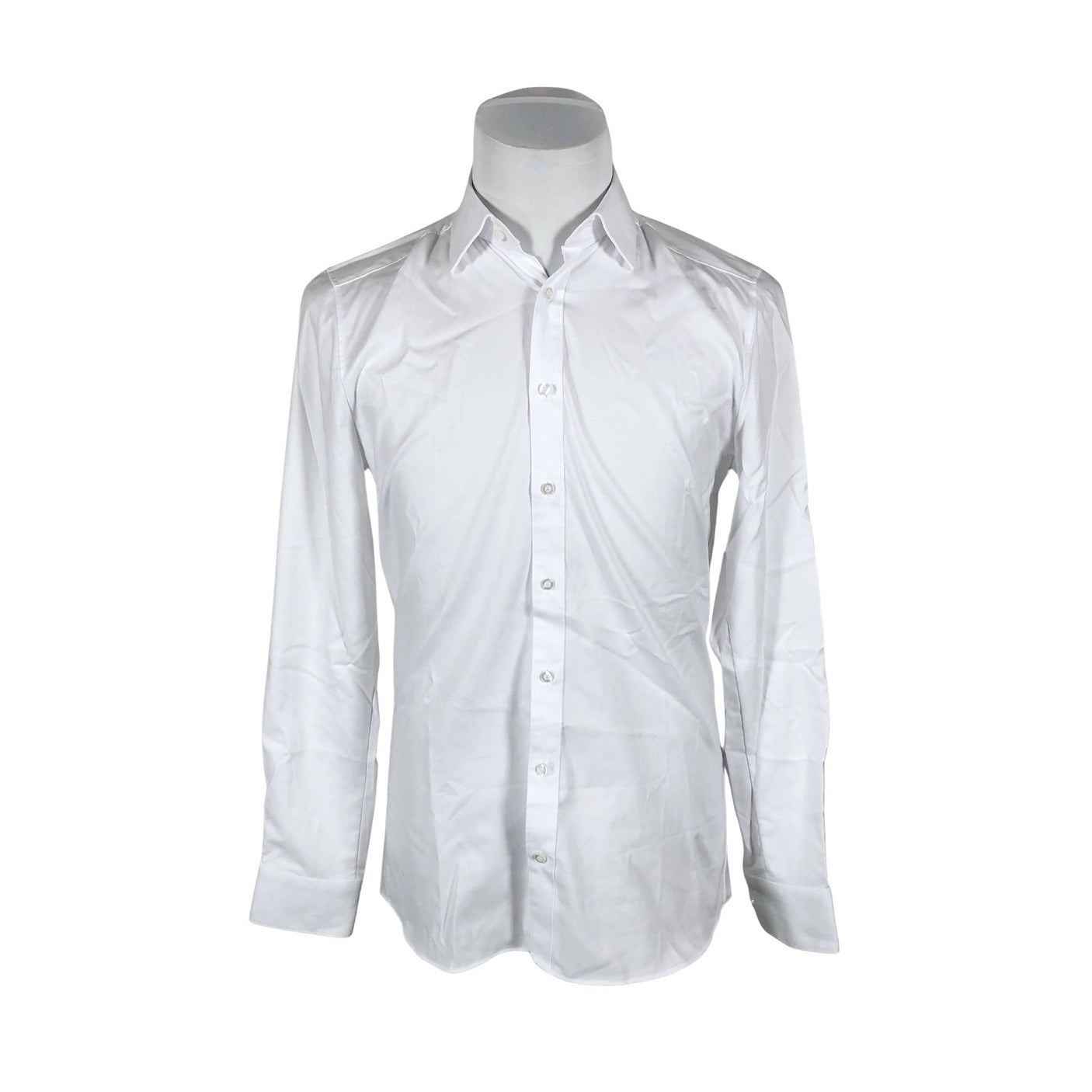 Unisex Olymp - Collared shirt, size M - White (1)