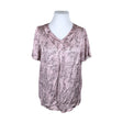Unisex Voglia - Short-sleeved blouse, size 44 - Light pink ()
