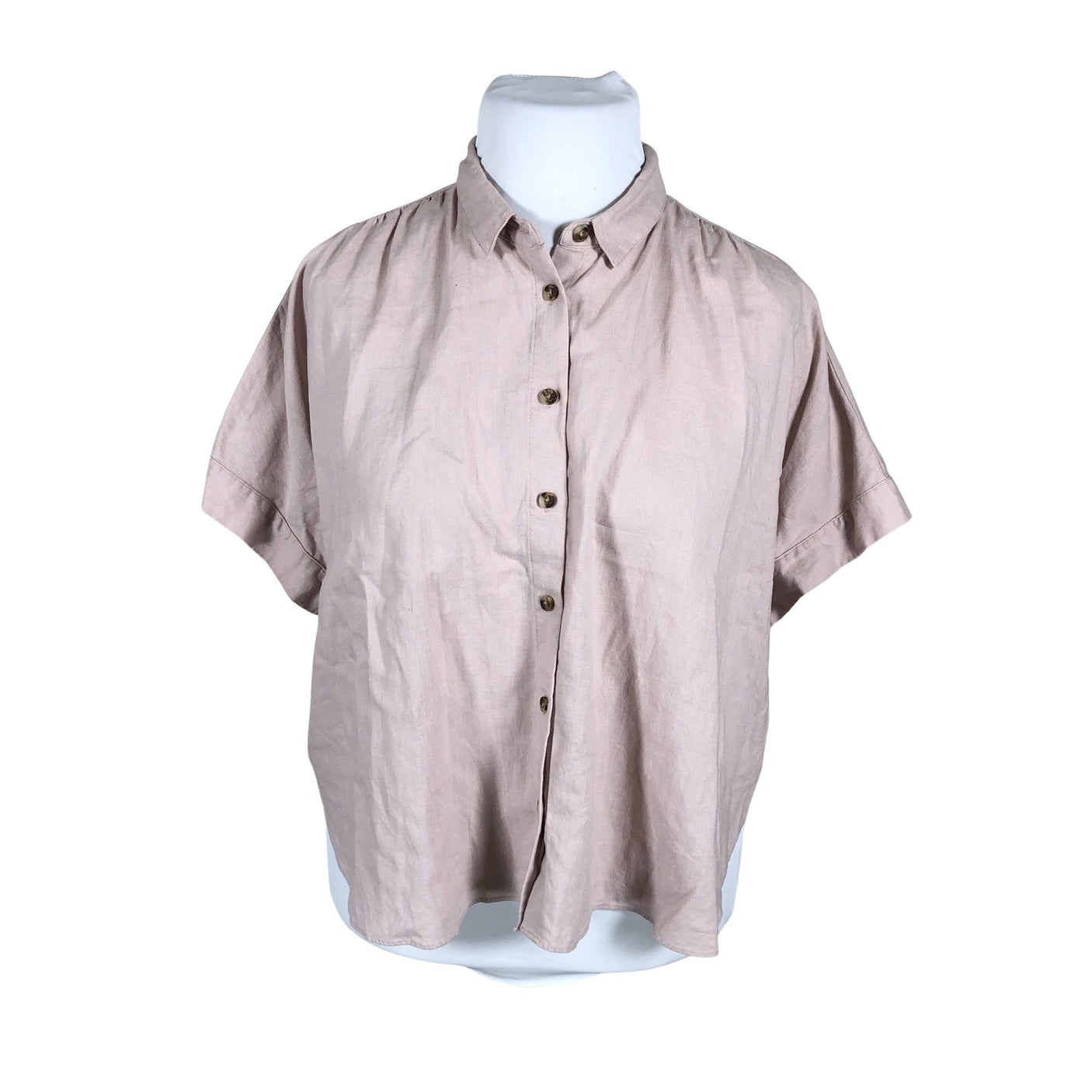 Unisex Madewell - Short-sleeved blouse, size 44 - Light pink (1)