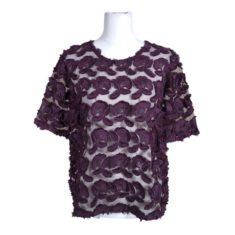Unisex Samsoe&Samsoe - Short-sleeved blouse, size 40 - Violet ()