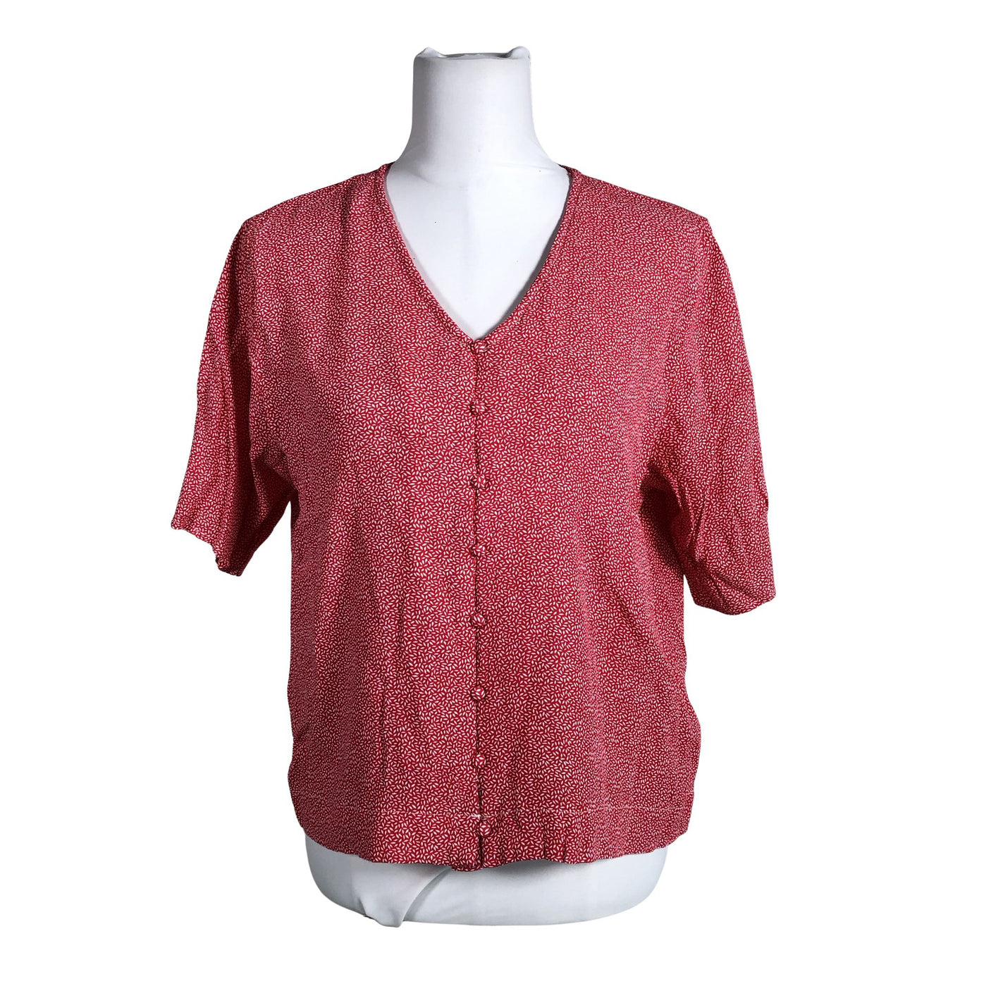Unisex My Essential Wardrobe - Short-sleeved blouse, size 40 - Red (1)