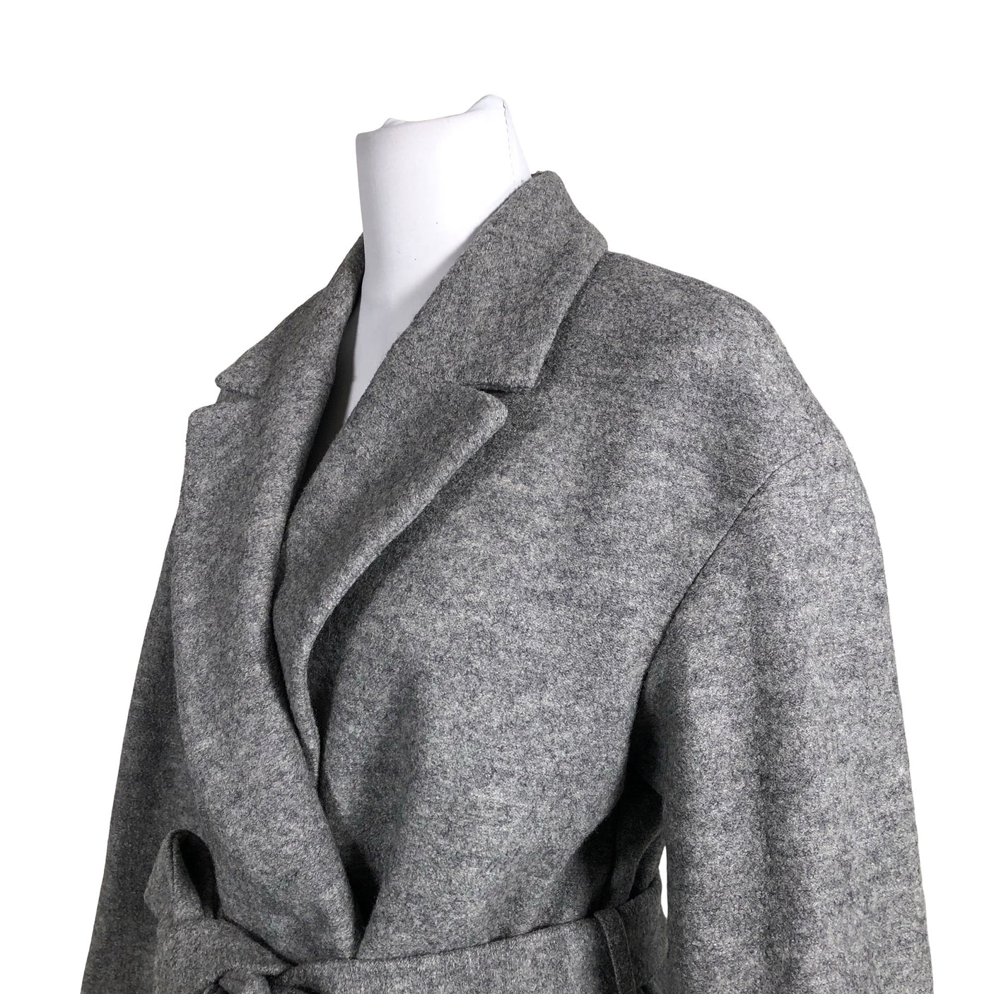 Unisex COS - Wool coat, size 36 - Gray (2)