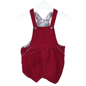 Unisex Obaïbi - Short overalls, size 80 - 86 - Red (1)