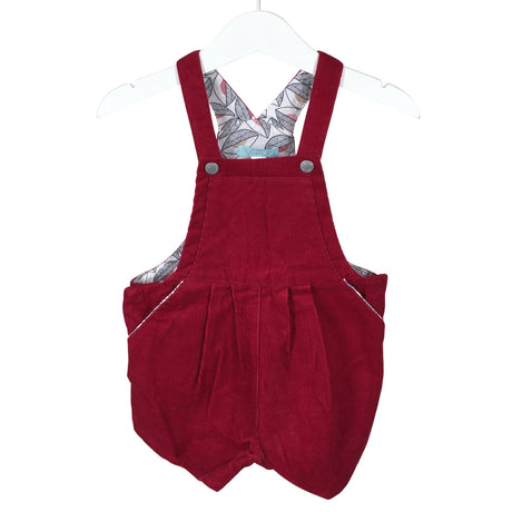 Unisex Obaïbi - Short overalls, size 80 - 86 - Red ()