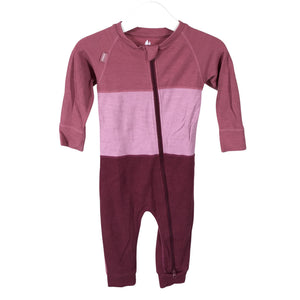 Unisex Lindberg - Wool overall, size 74 - 80 - Light pink (1)