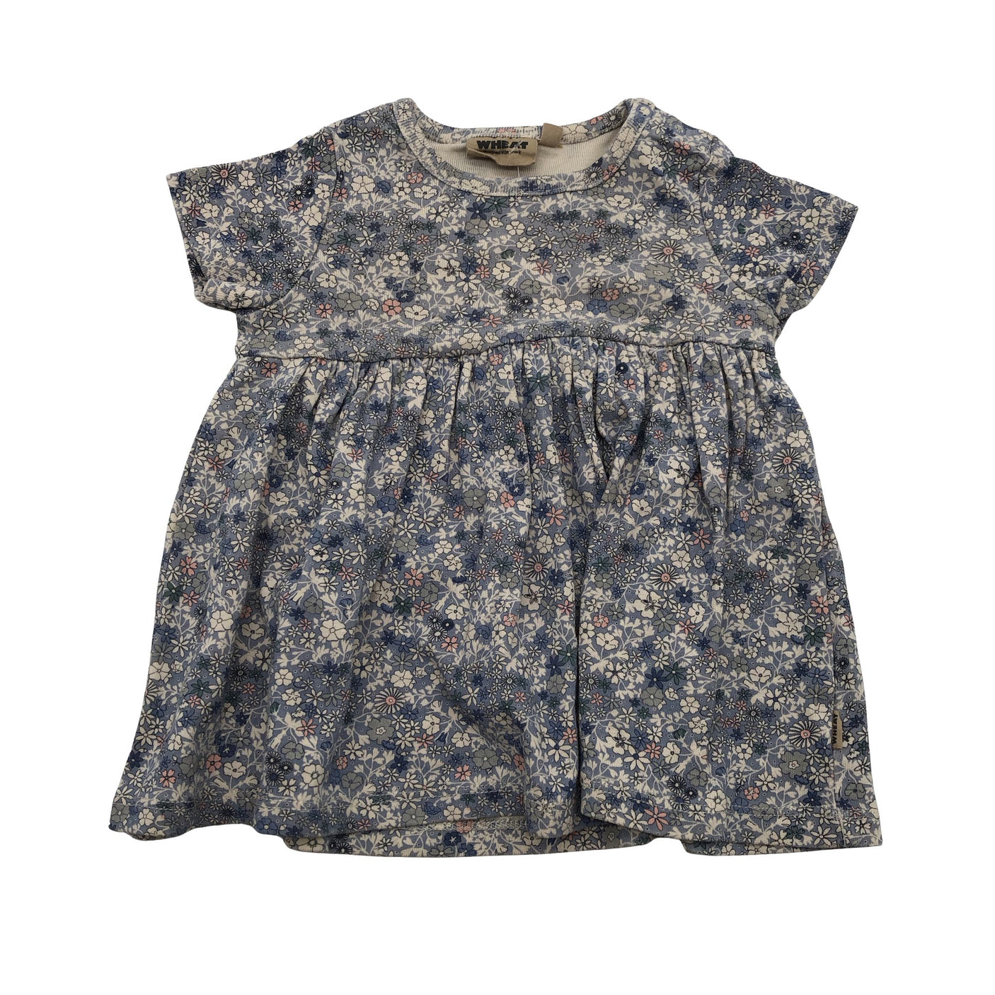 Unisex Wheat - Tricot dress, size 68 - 74 - Light blue (1)