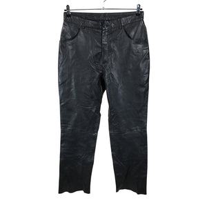 Unisex O.I.S - Leather pants, size 42 - Black (1)
