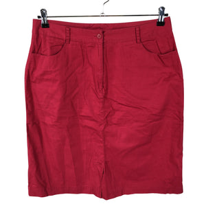 Unisex O.I.S - Fabric skirt, size 42 - Red (1)