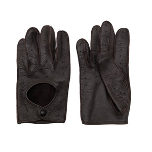 Unisex Sauso - Leather gloves, size Ei kokoa - Brown (1)