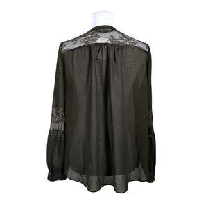 Unisex French Connection - Blouse, size 40 - Green (2)