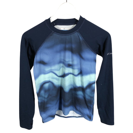 Unisex Columbia - Sports shirt, long sleeve, size 146 - 152 - Blue ()