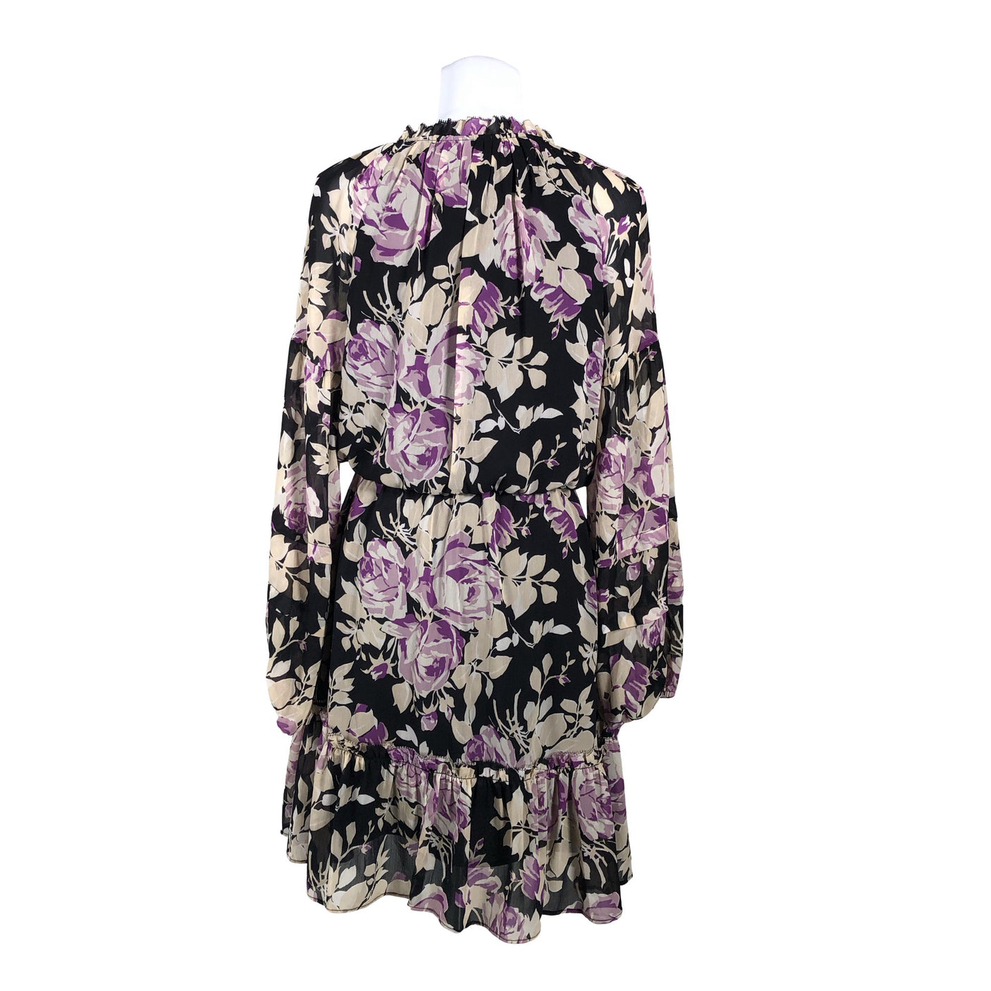 Unisex Lauren Ralph Lauren - Schiffon dress, size 36 - Black (3)
